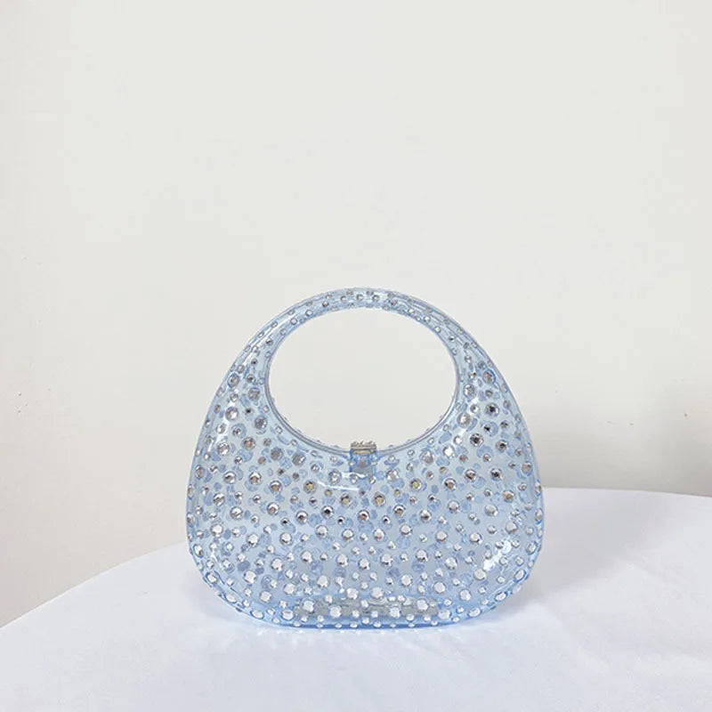 Acrylic clutch bag