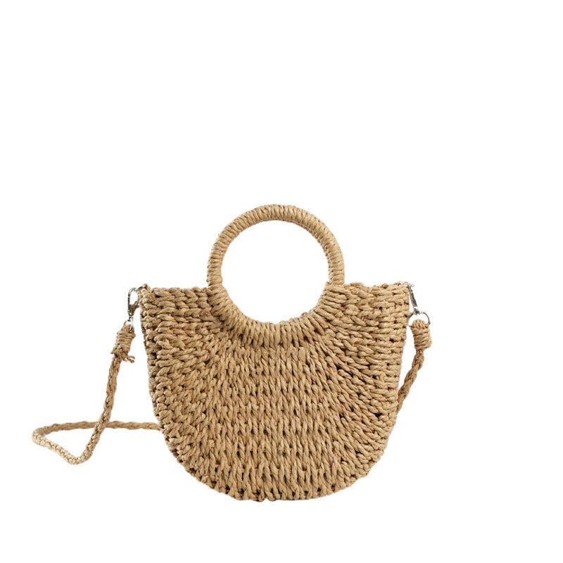 Grass woven bag