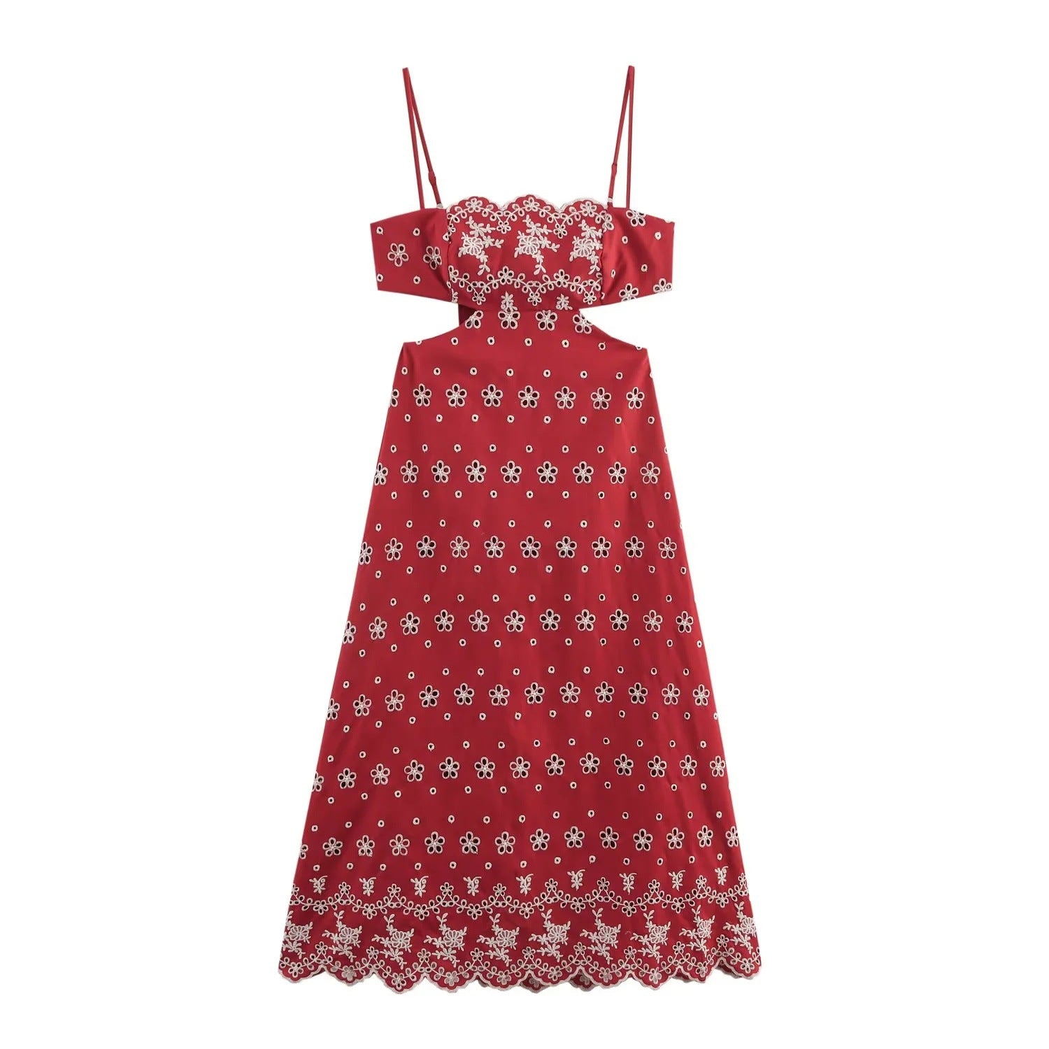 V-neck waist dress