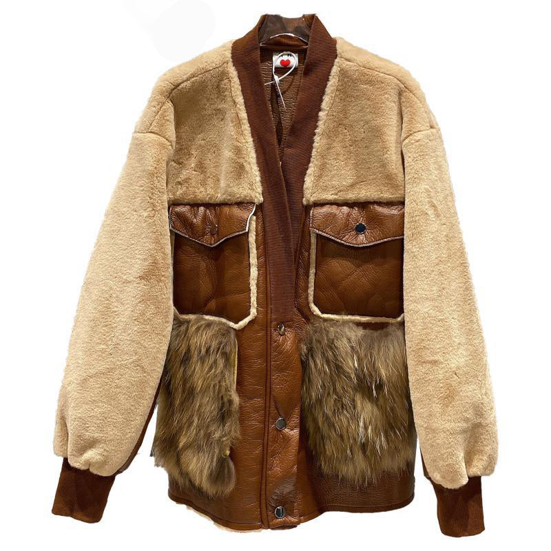 Women Leather Coat