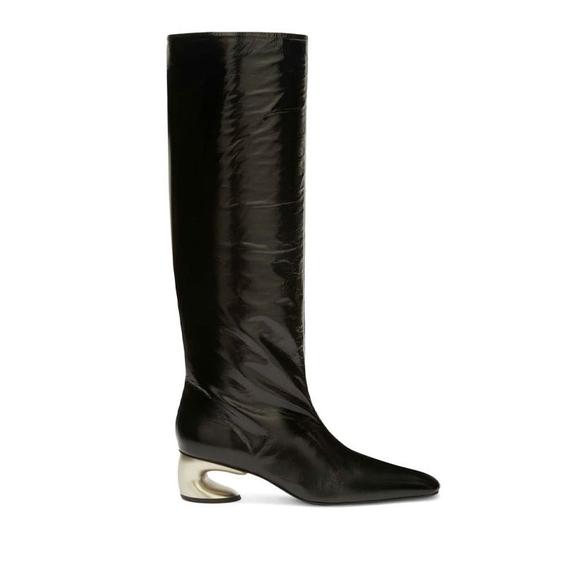 New square head special heel high boots