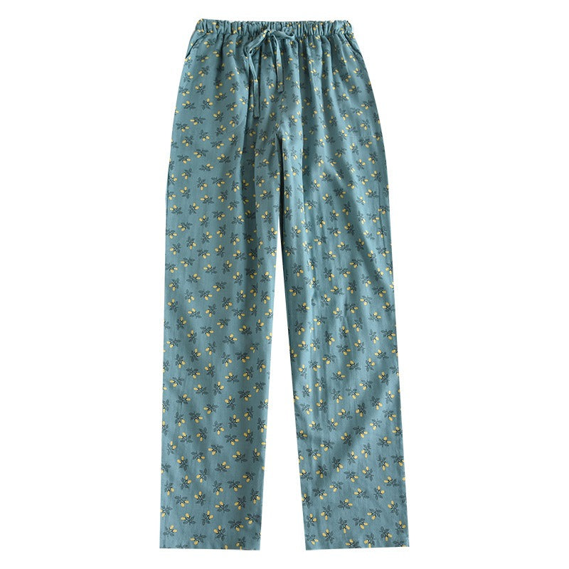 Bee fabric Pants Double Cotton