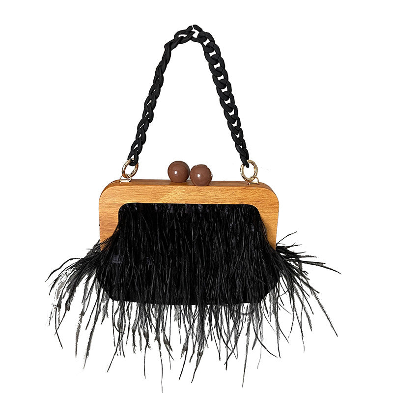 Hairy Banquet Bag Hairy Shoulder